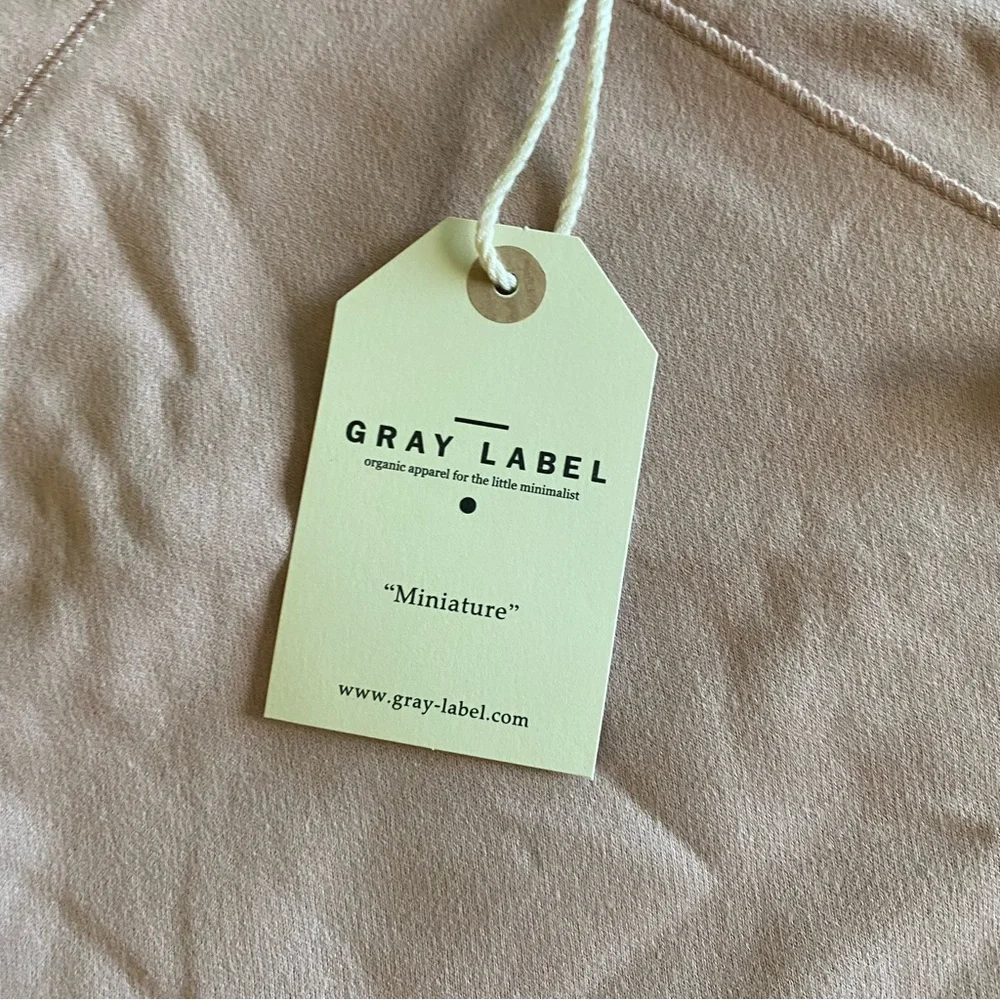 NWT Gray Label Crossover Top Tie Enclosure In VTG‎ Pink Baby Cardigan 1-3 Months